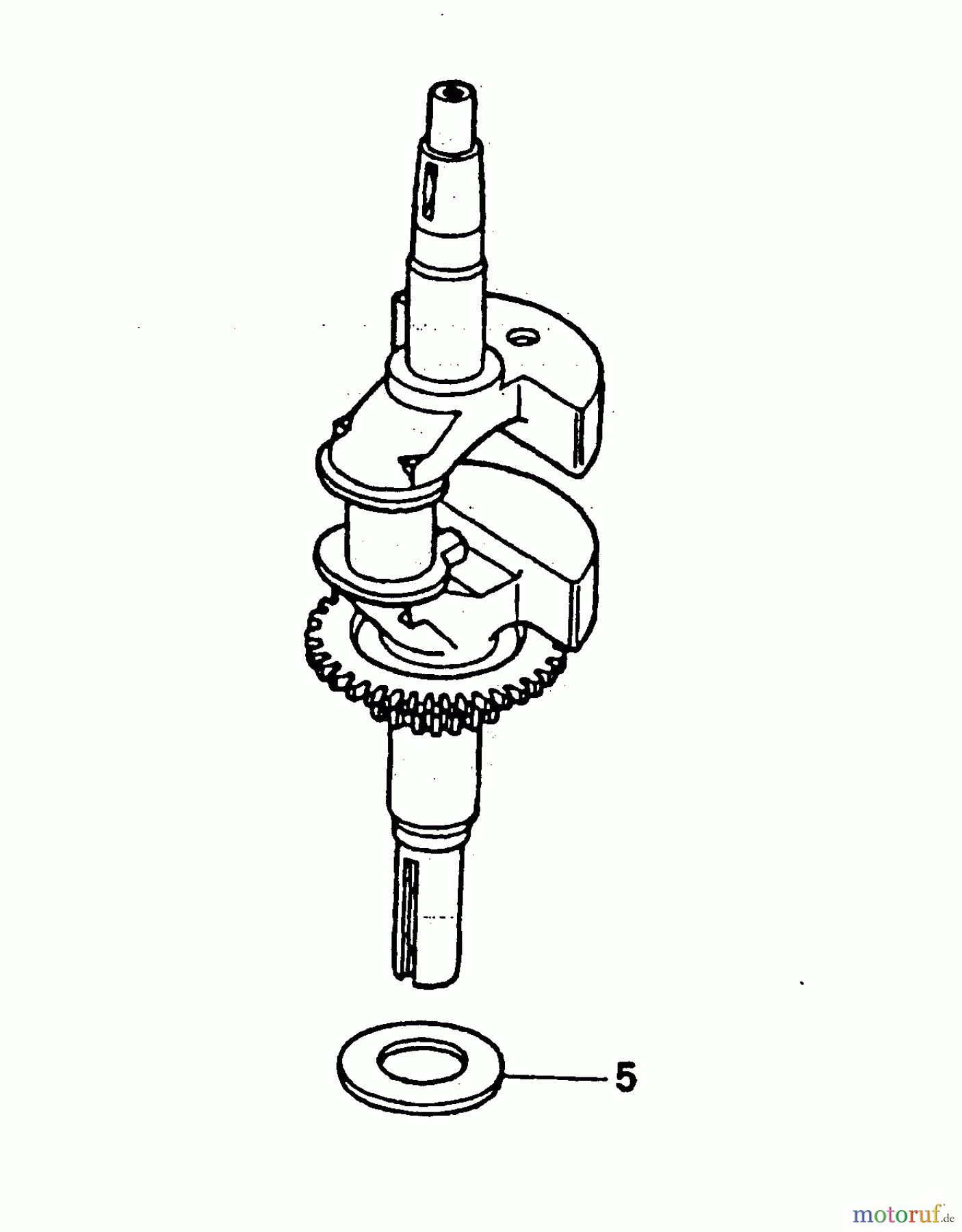  Wolf-Garten Benzinmotoren Honda GCV 160 2098000  (2003) Kurbelwelle