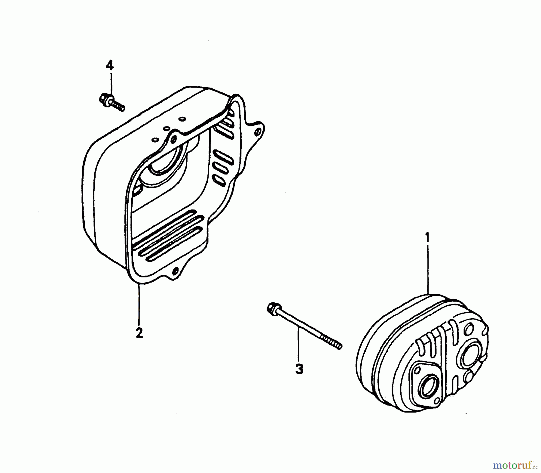  Wolf-Garten Benzinmotoren Honda GCV 160 2098000  (2003) Auspuff