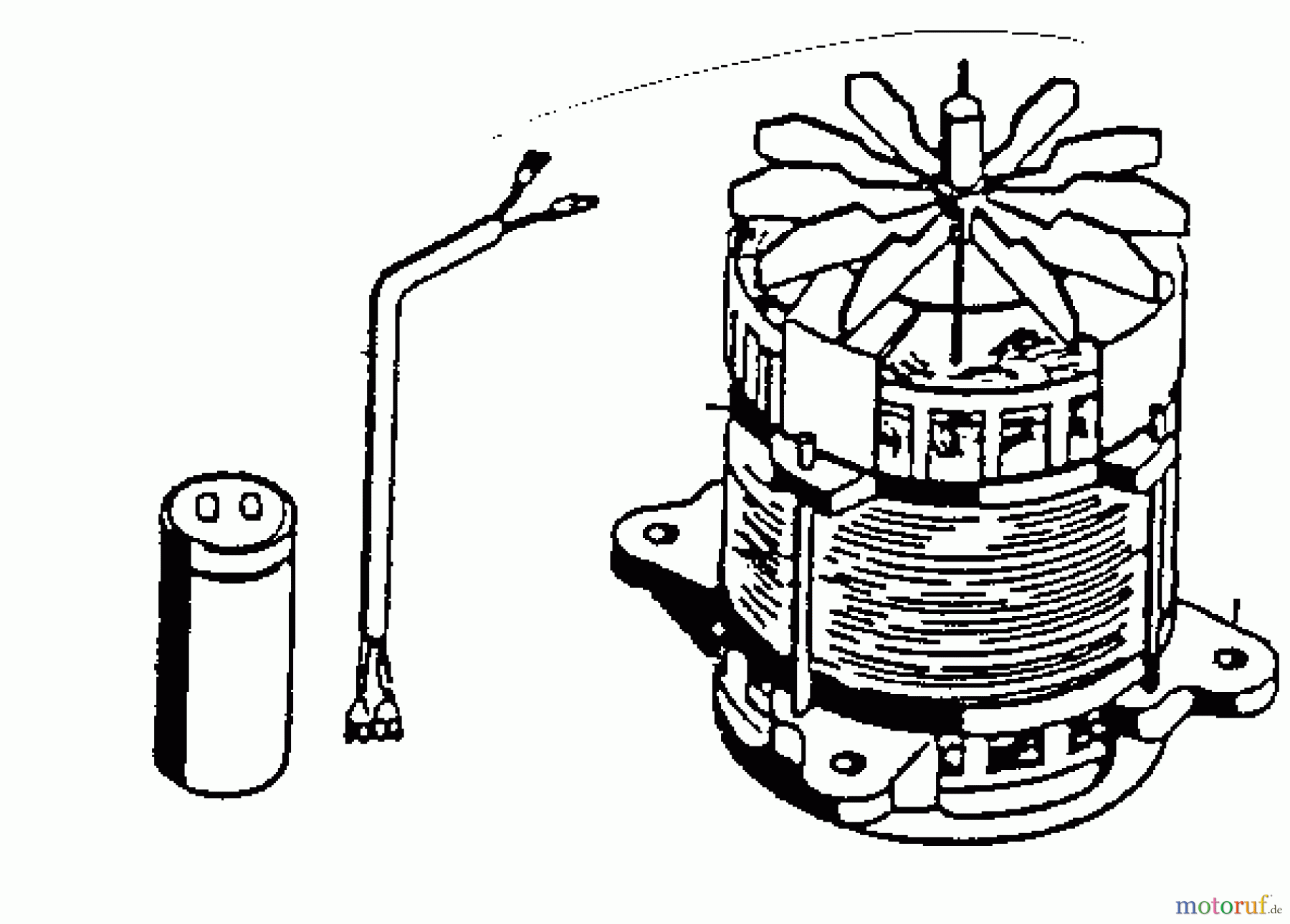  Wolf-Garten Elektrovertikutierer UV 32 E 3585000 Serie D  (2000) Motor