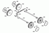Wolf-Garten UV 35 B 3635000 Serie E (2009) Ersatzteile Achsen, Räder