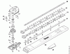 Viking Heckenscheren Elektro HE 500, HE 550 Ersatzteile C - Getriebe, Schneidsystem