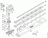 Viking Heckenscheren Elektro HE 600, HE 700 Ersatzteile C - Getriebe, Schneidsystem