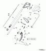 Wolf-Garten GT 845 7135002 Serie B (2005) Ersatzteile Handgriff, Schalter, Stiel