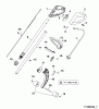 Wolf-Garten GT 845 7135003 Serie B (2005) Ersatzteile Handgriff, Schalter, Stiel