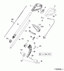 Wolf-Garten GT 845 7135005 Serie B (2005) Ersatzteile Handgriff, Schalter, Stiel