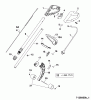 Wolf-Garten GT 850 7136000 Serie B (2005) Ersatzteile Handgriff, Schalter, Stiel