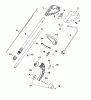 Wolf-Garten GT 850 7136002 Serie B (2005) Ersatzteile Handgriff, Schalter, Stiel