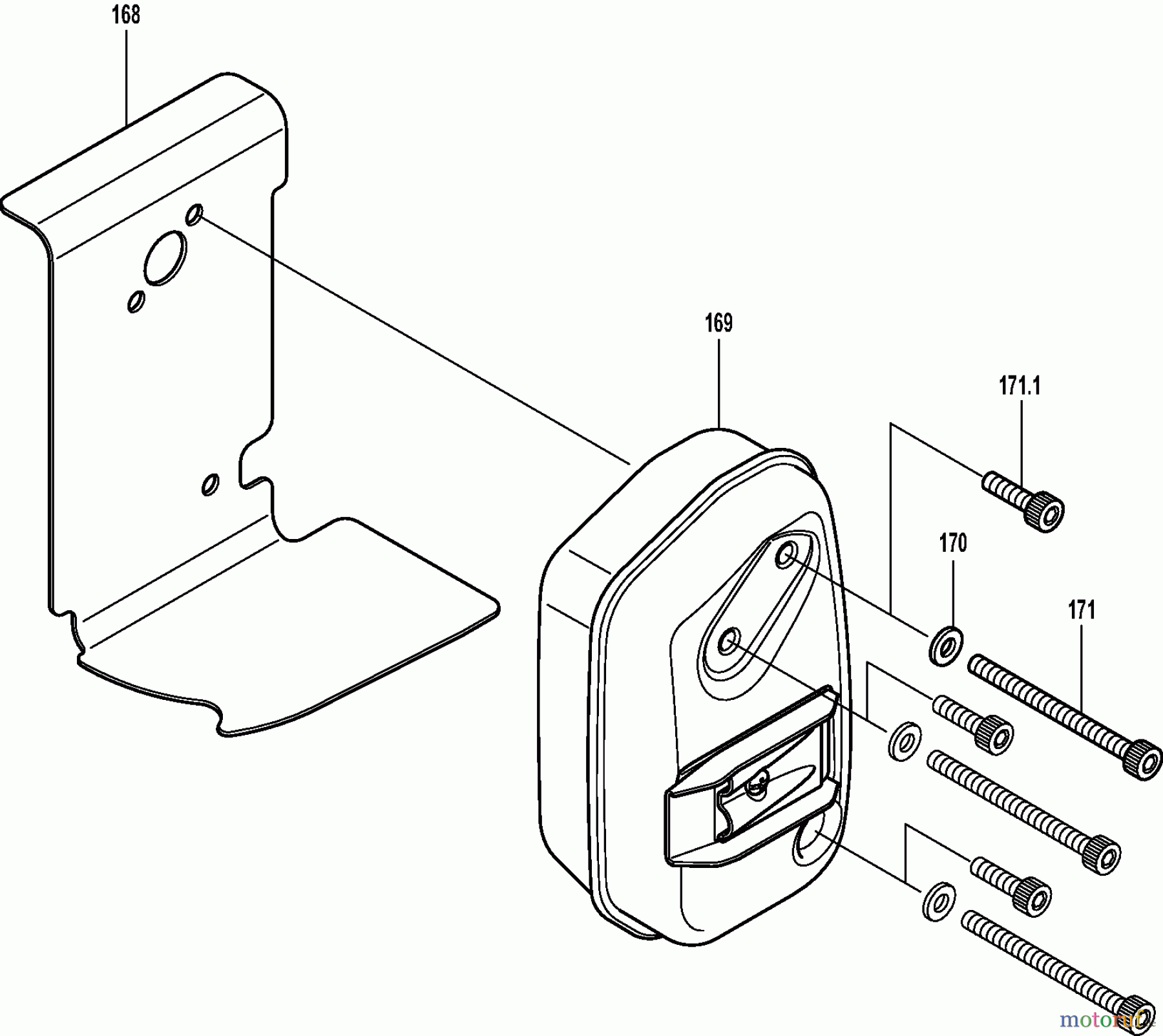  Dolmar Blasgeräte Benzin PB-7601.4 (USA) 9  Schalldämpfer