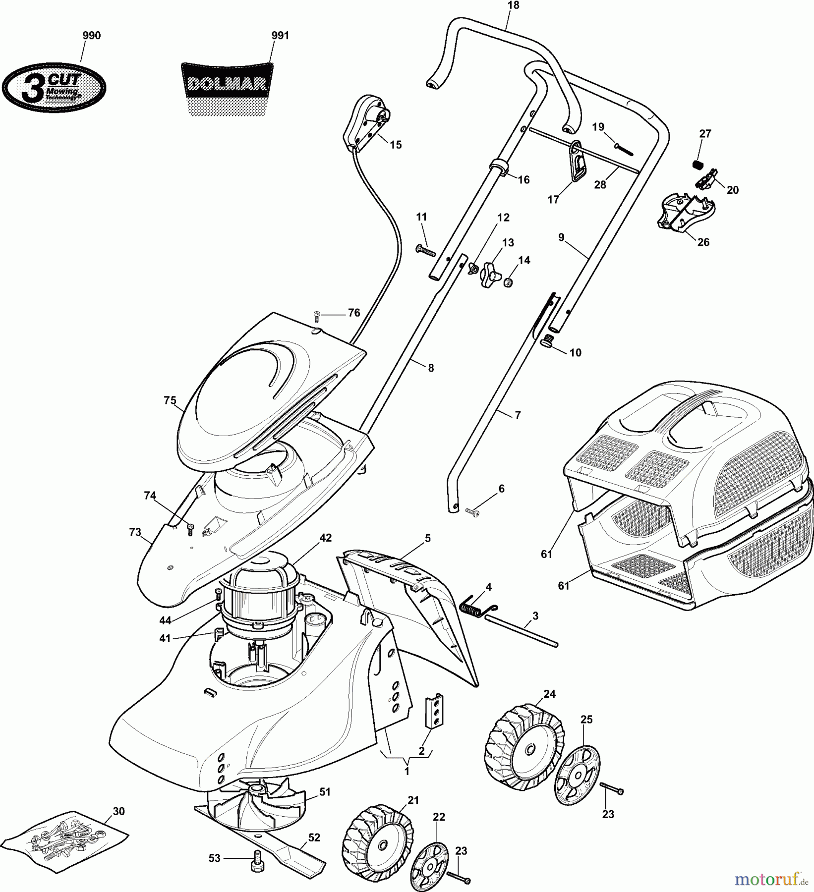  Dolmar Rasenmäher Elektro EM-3511 EM-3511 (2008) 1  EM-3511