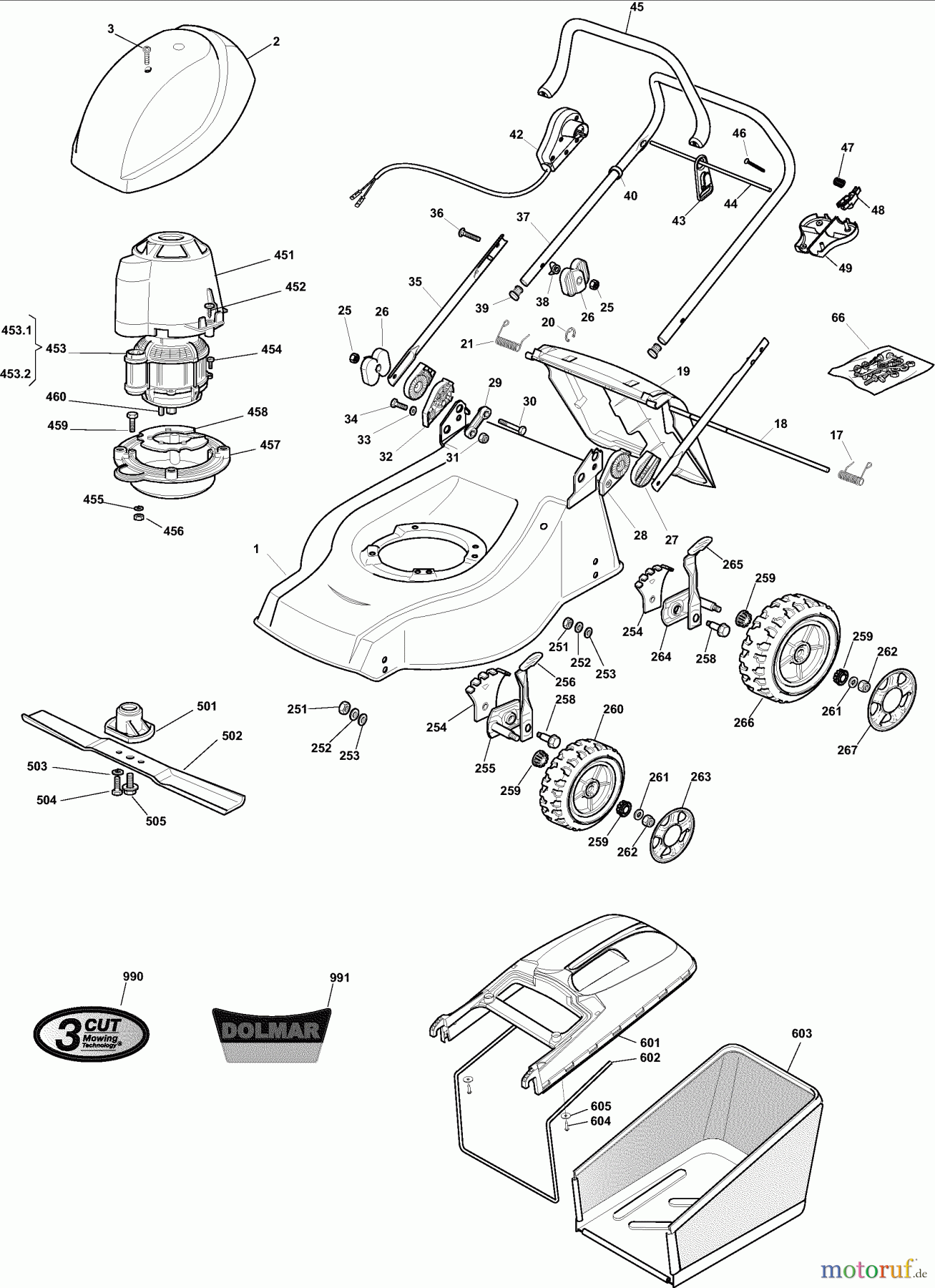  Dolmar Rasenmäher Elektro EM-4316 EM-4316 (2008) 3  EM-4316