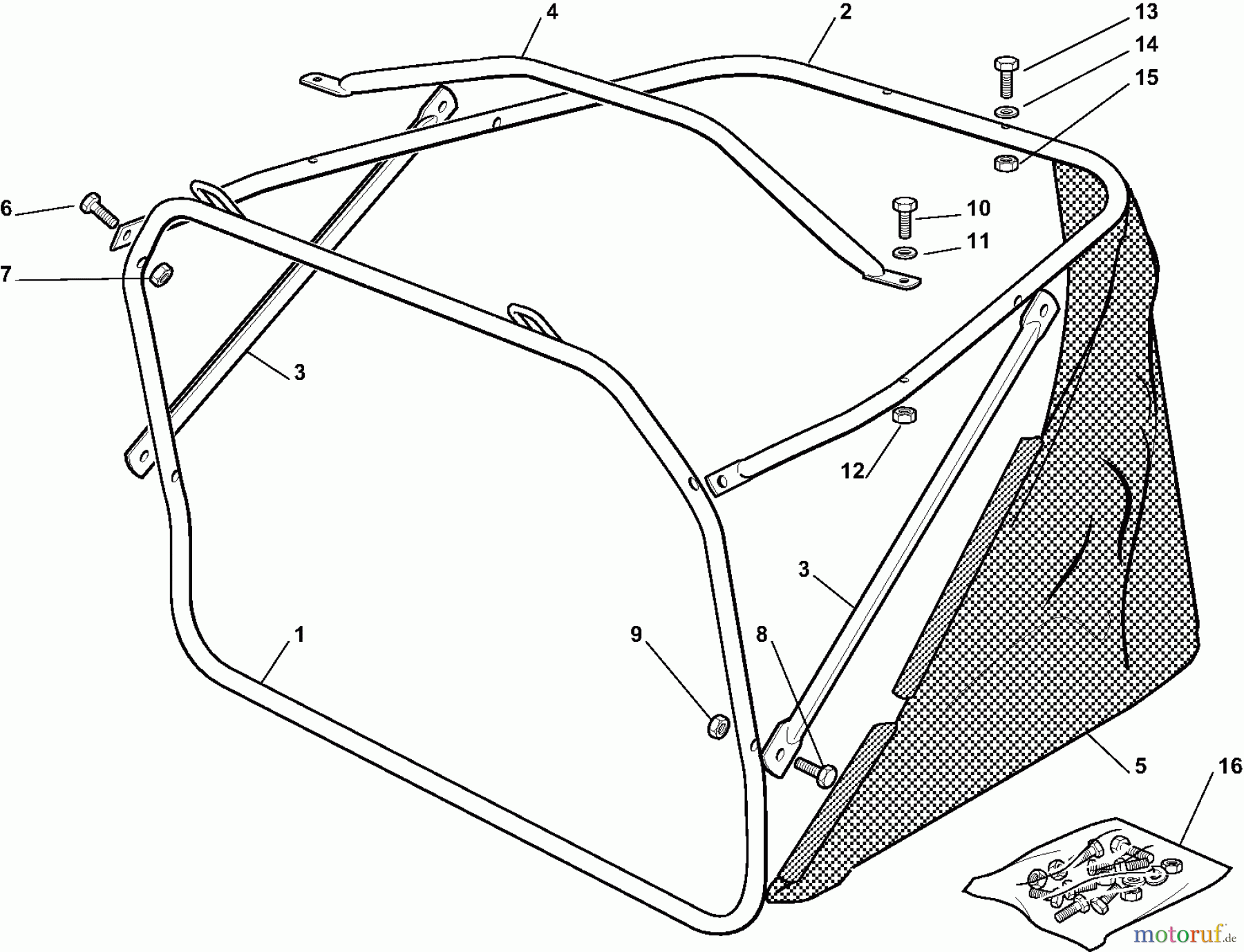 Dolmar Rasentraktoren RM-63.7 RM-63.7 (2008) 10 Grasfangsack