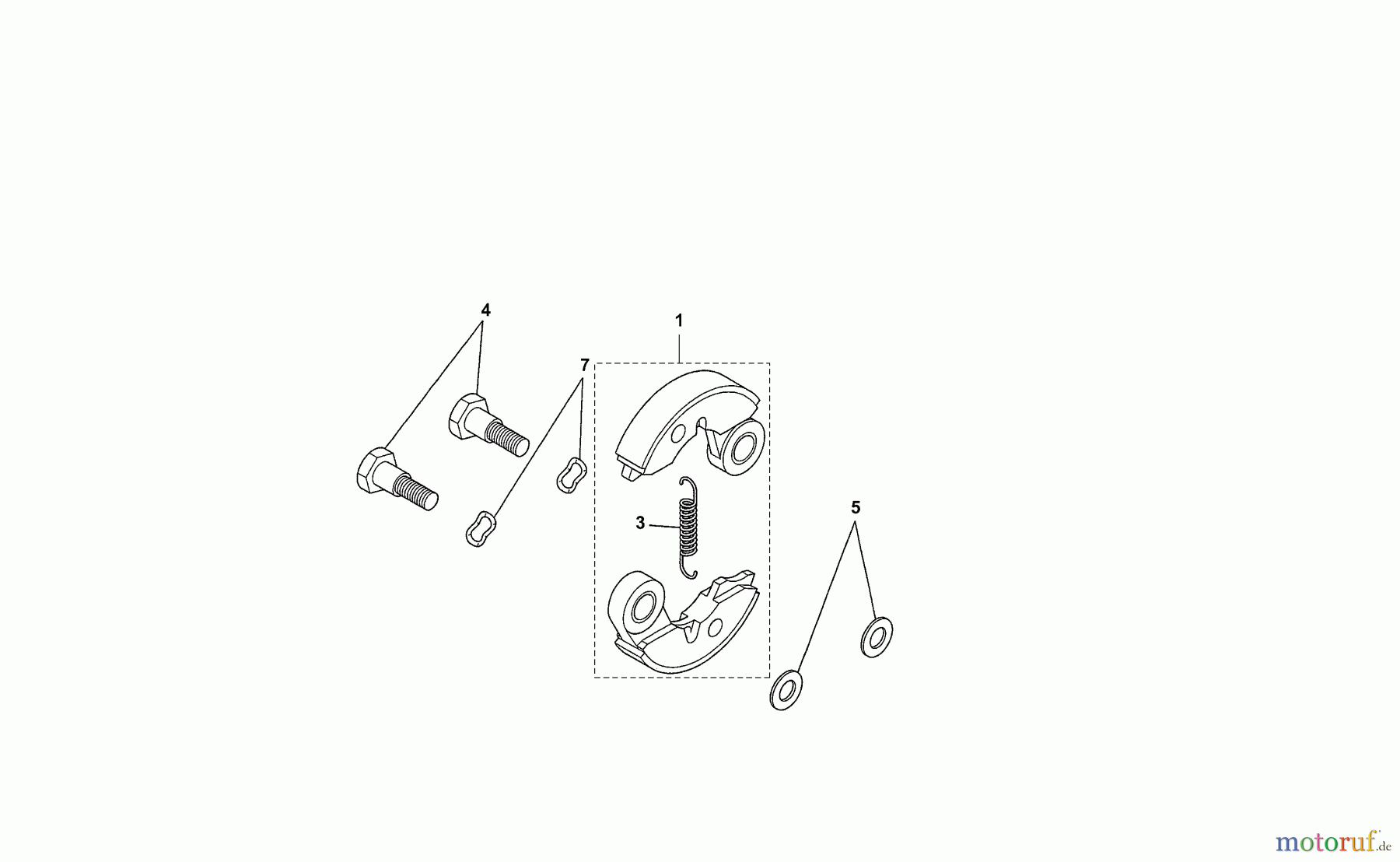  Dolmar Motorsensen & Trimmer Benzin 2-Takt MS-331 C (USA) 8  Kupplung