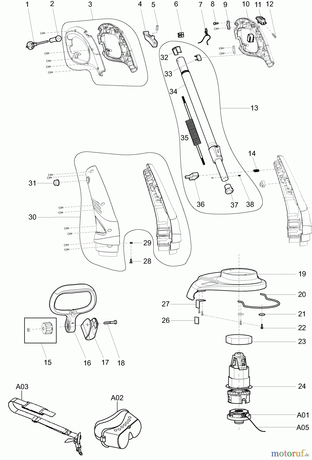  Dolmar Motorsensen & Trimmer Elektro ET40 1  ET-40