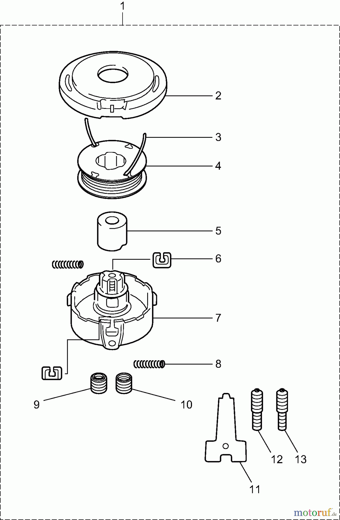  Dolmar Motorsensen & Trimmer Zubehör Fadenköpfe DOLMAR 4c  Automatik 381224263