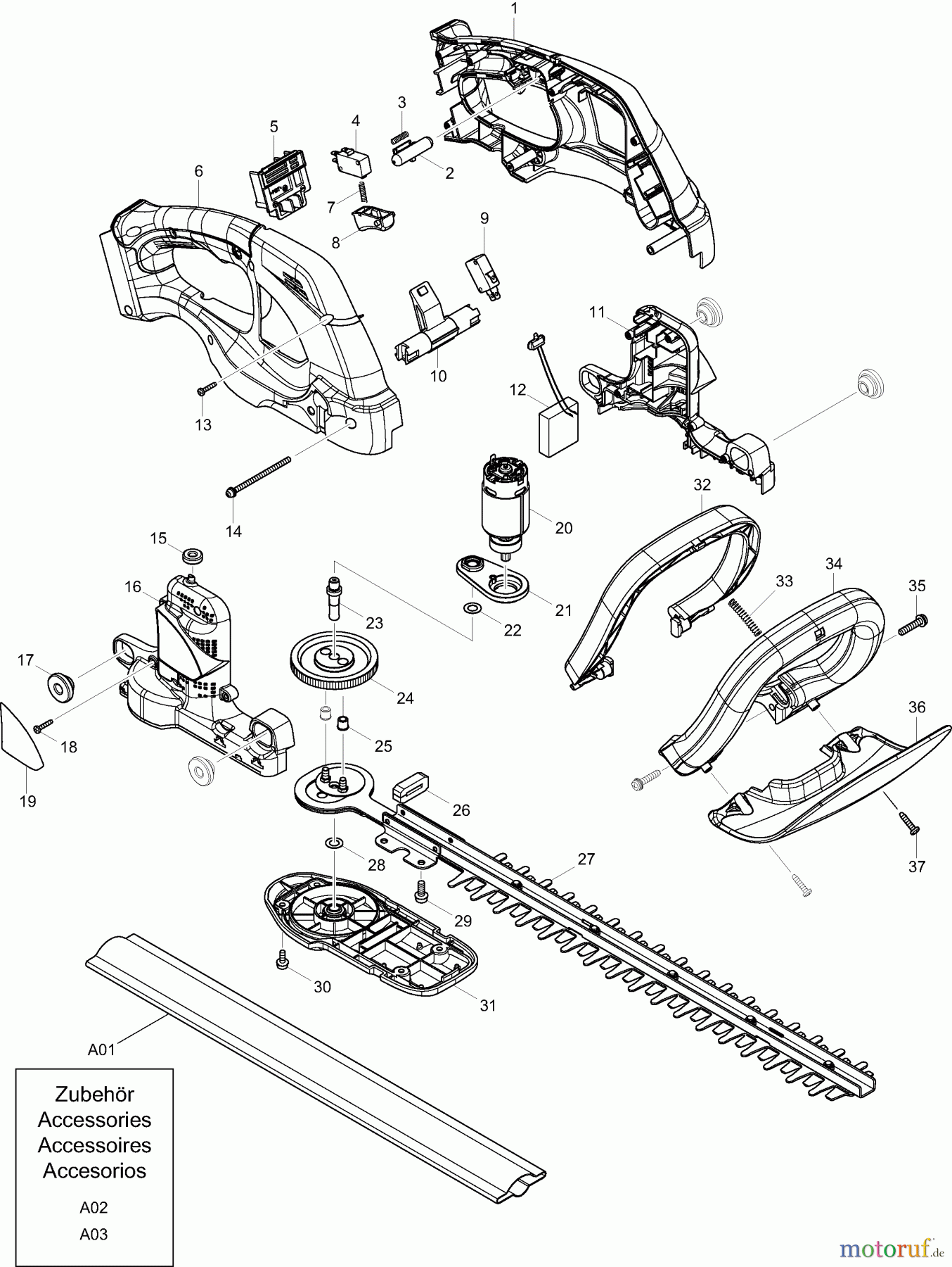  Dolmar Heckenscheren Akku AH1842 1  AH-1842