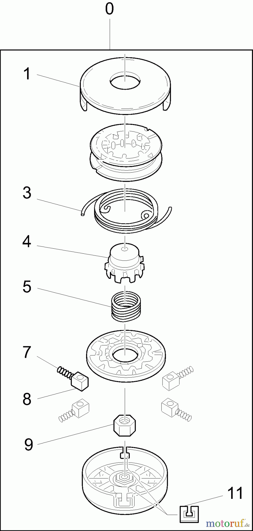  Dolmar Motorsensen & Trimmer Zubehör Fadenköpfe DOLMAR 4e  Automatik 367122882