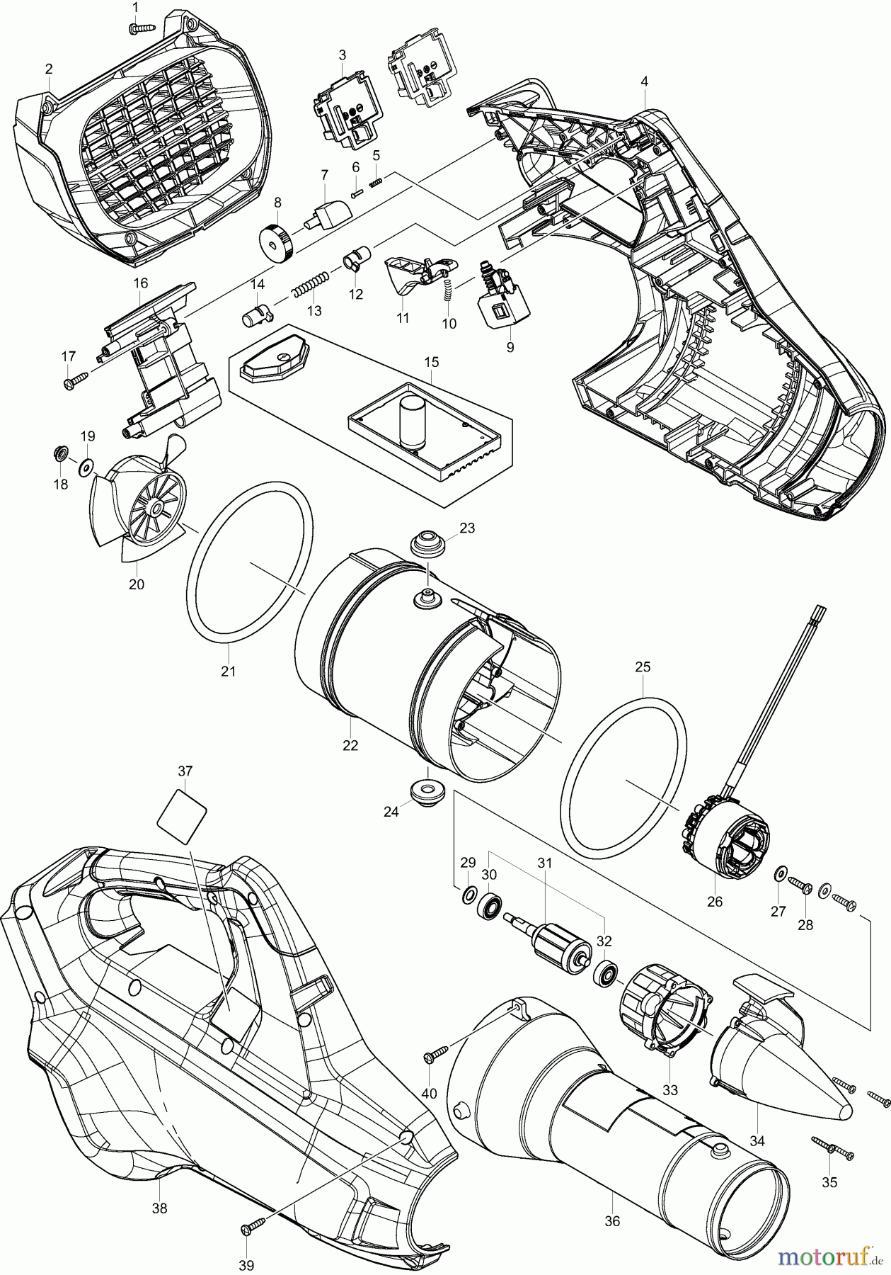  Dolmar Blasgeräte Akku AG3750 1  AG-3750