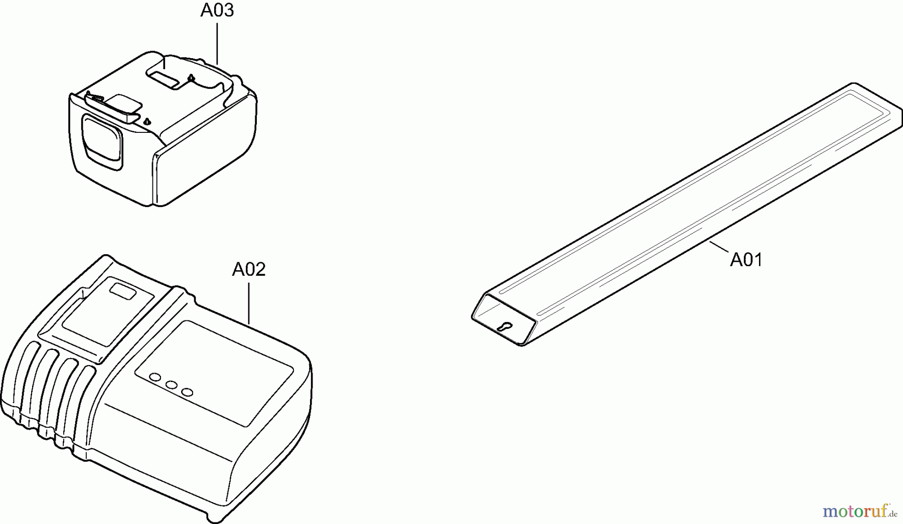  Dolmar Heckenscheren Akku AH3766 2  Zubehör