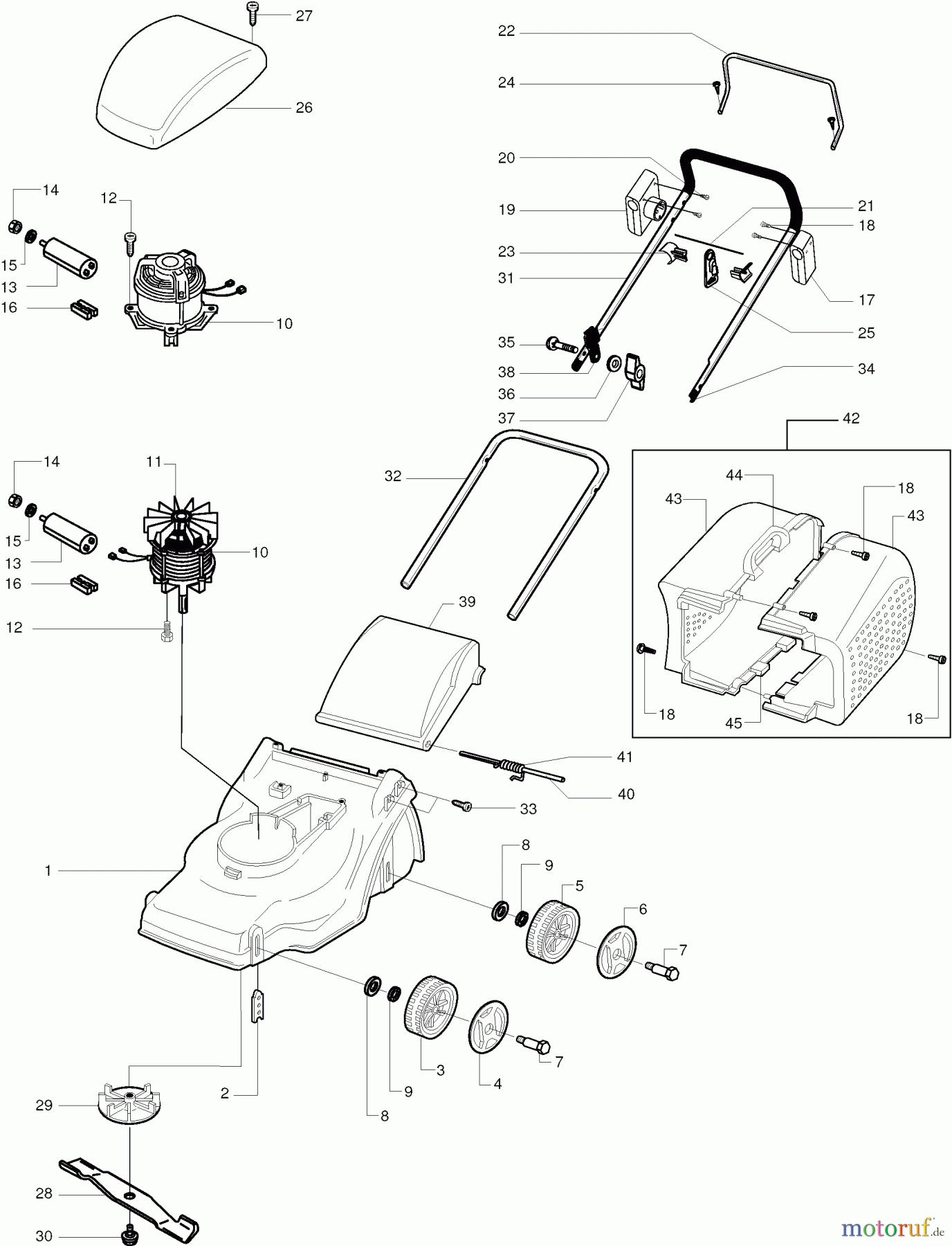  Dolmar Rasenmäher Elektro EM-3309 EM-3309 (2002) 1  EM-3309