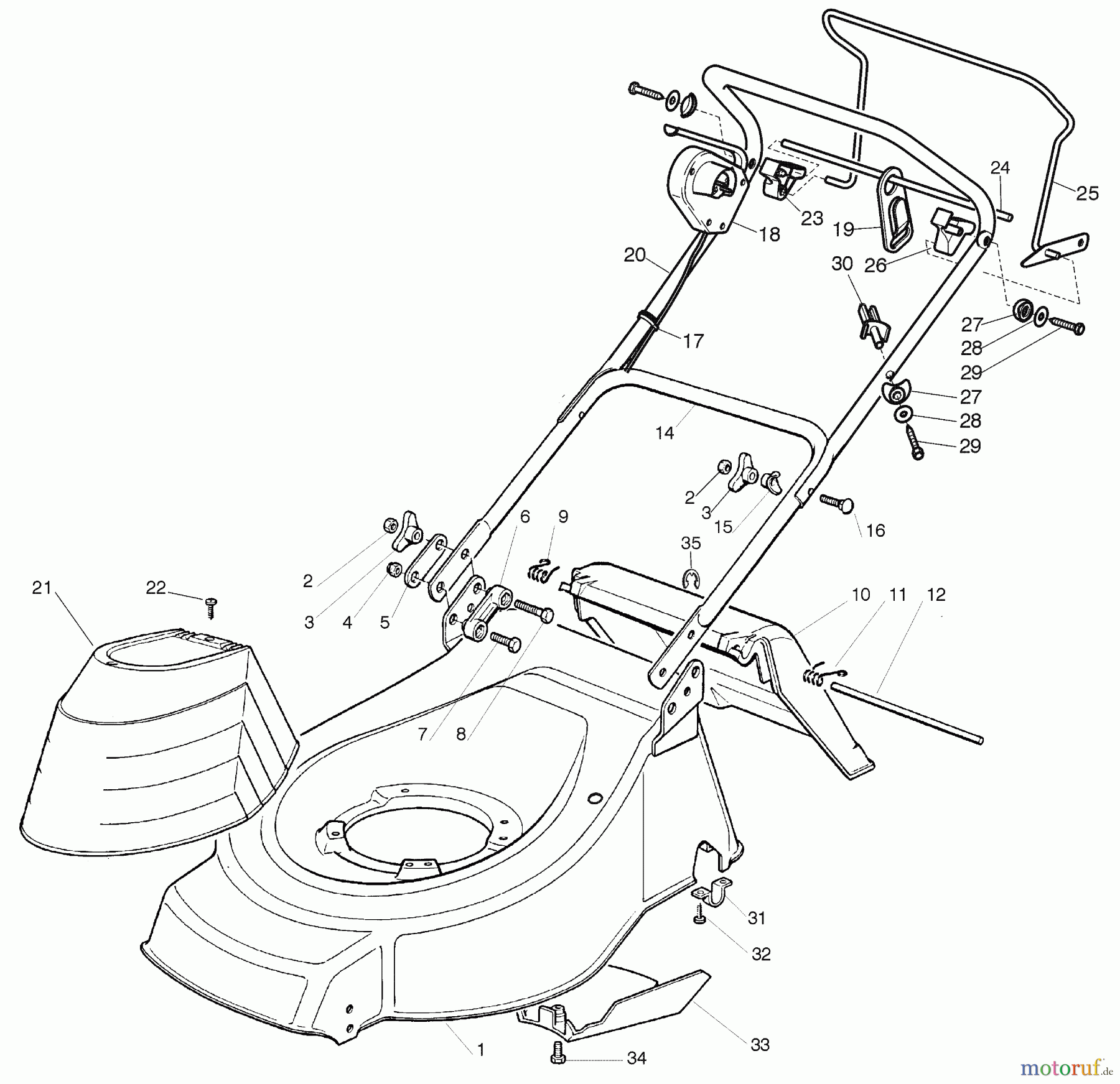  Dolmar Rasenmäher Elektro EM-4316 S EM-4316 S (2003-2004) 3  Gehäuse