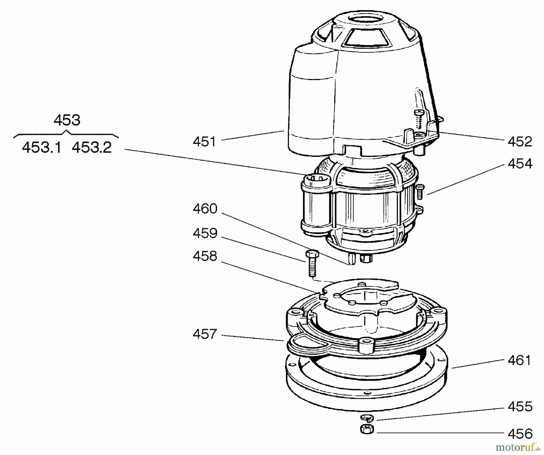  Dolmar Rasenmäher Elektro EM-4316 S EM-4316 S (2003-2004) 3  Motor