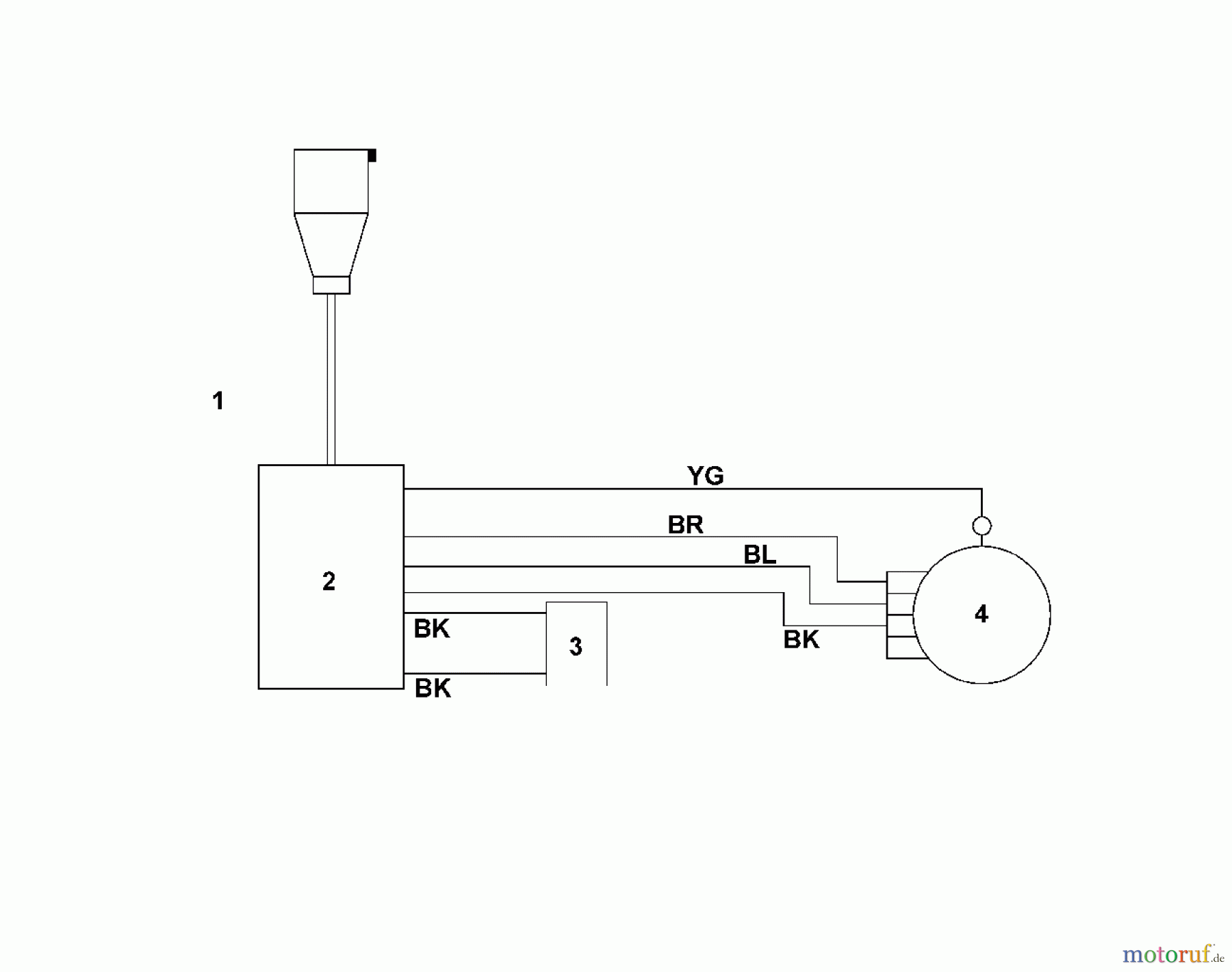  Viking Häcksler Elektro GE 250, GE 260 H - Schaltplan GE 260