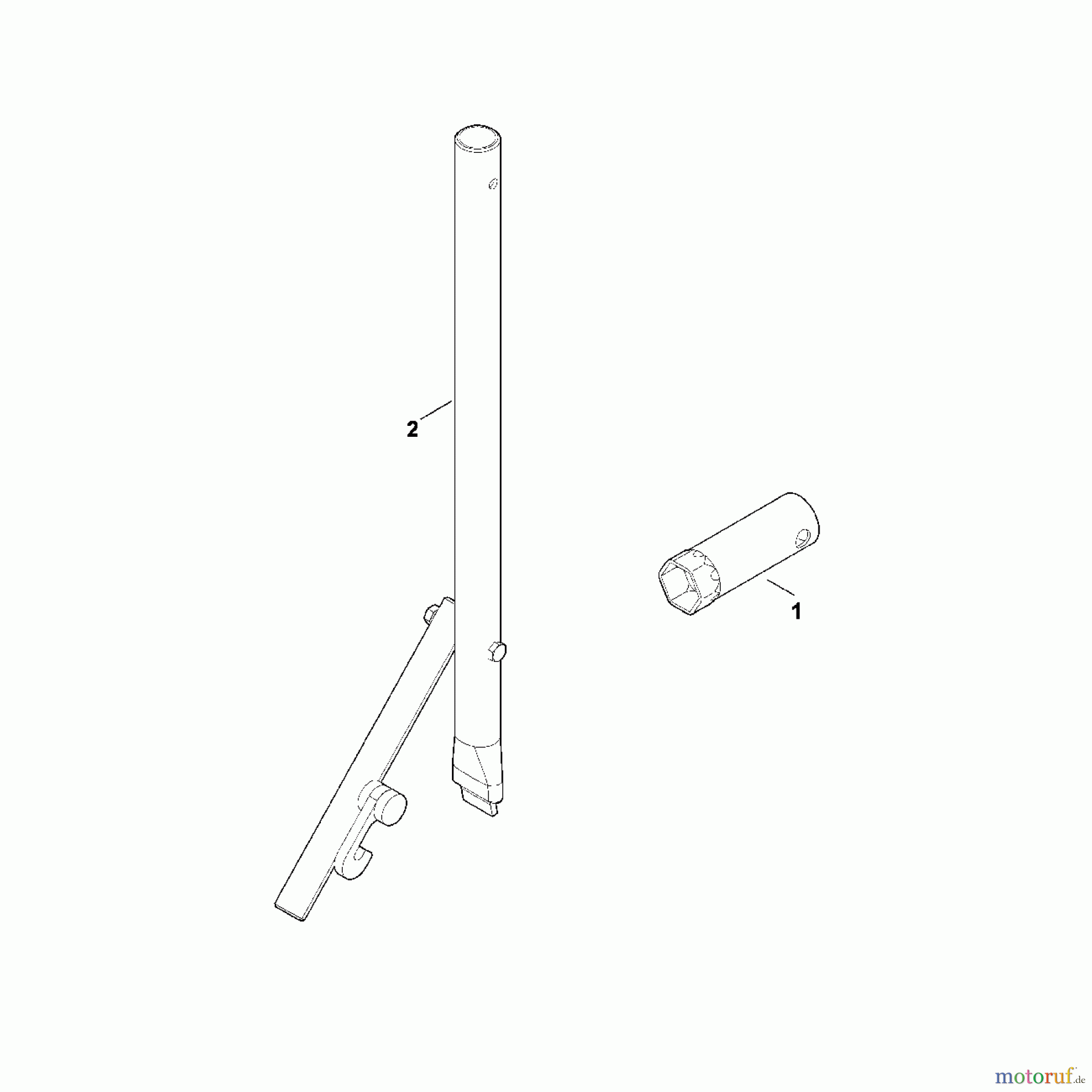  Viking Rasenmäher Benzinrasenmäher MB 655.0 GQ I - Werkzeuge