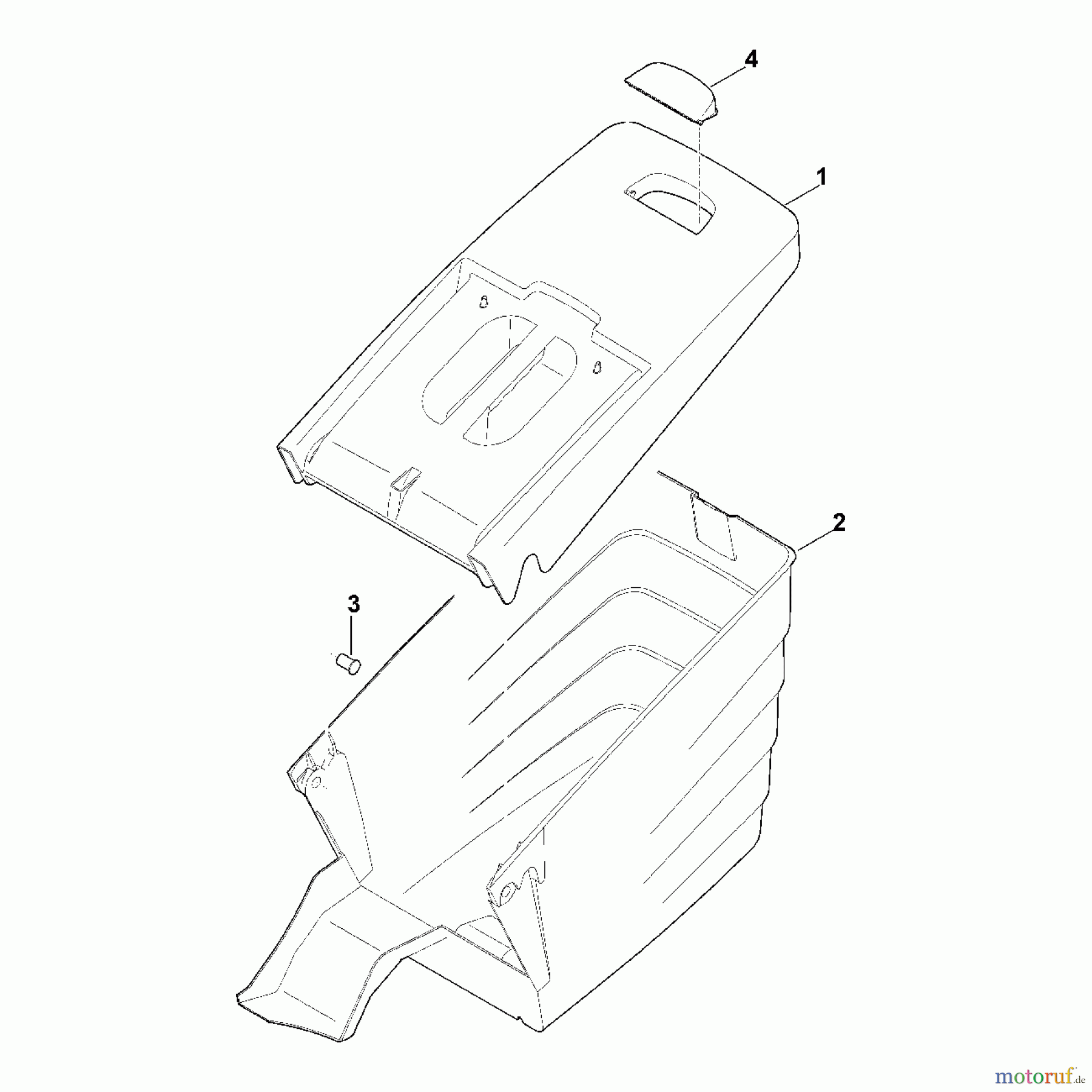  Viking Rasenmäher Elektrorasenmäher ME 545.0 C F - Grasfangkorb