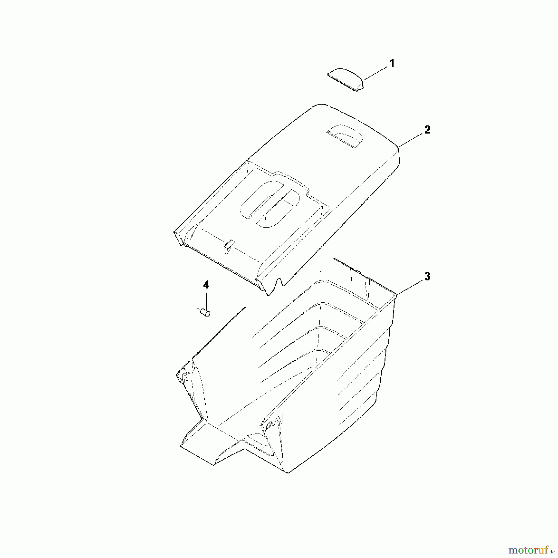  Viking Rasenmäher Benzinrasenmäher MB 655.1 VS H - Grasfangkorb