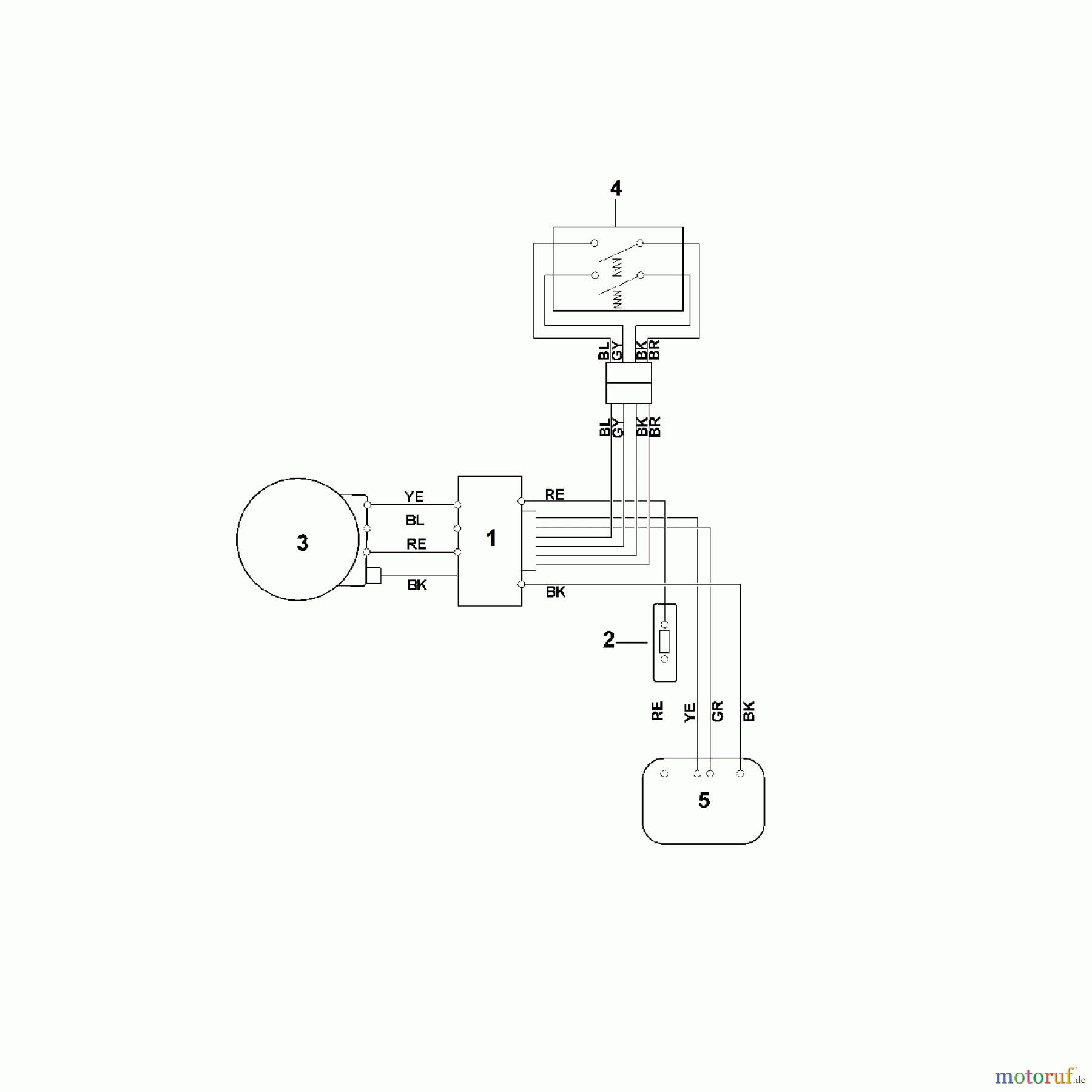  Viking Rasenmäher Akkurasenmäher MA 339 H - Schaltplan MA 339.0