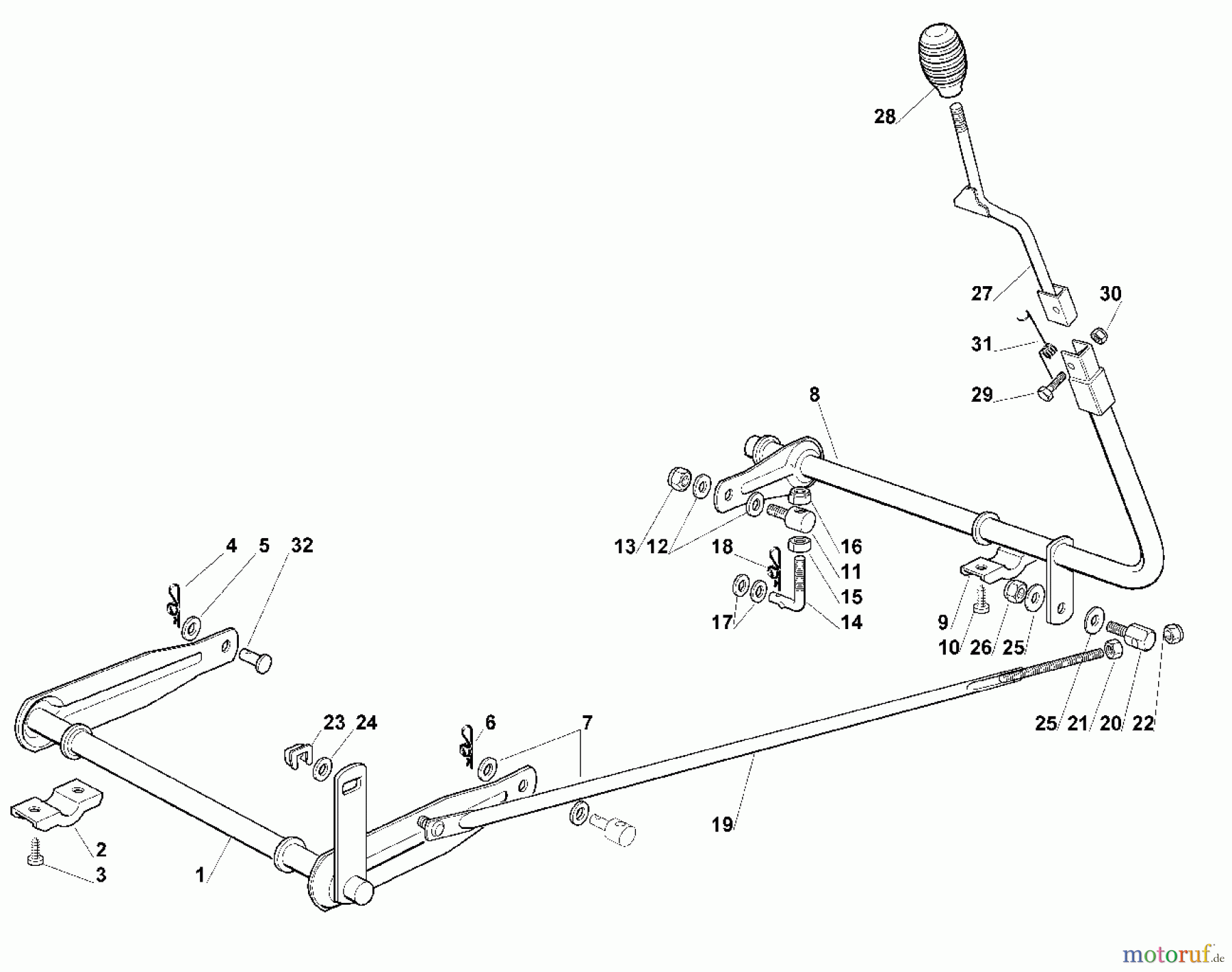  Viking Aufsitzmäher Aufsitzmäher MR 385 G - Mähwerkaushebung