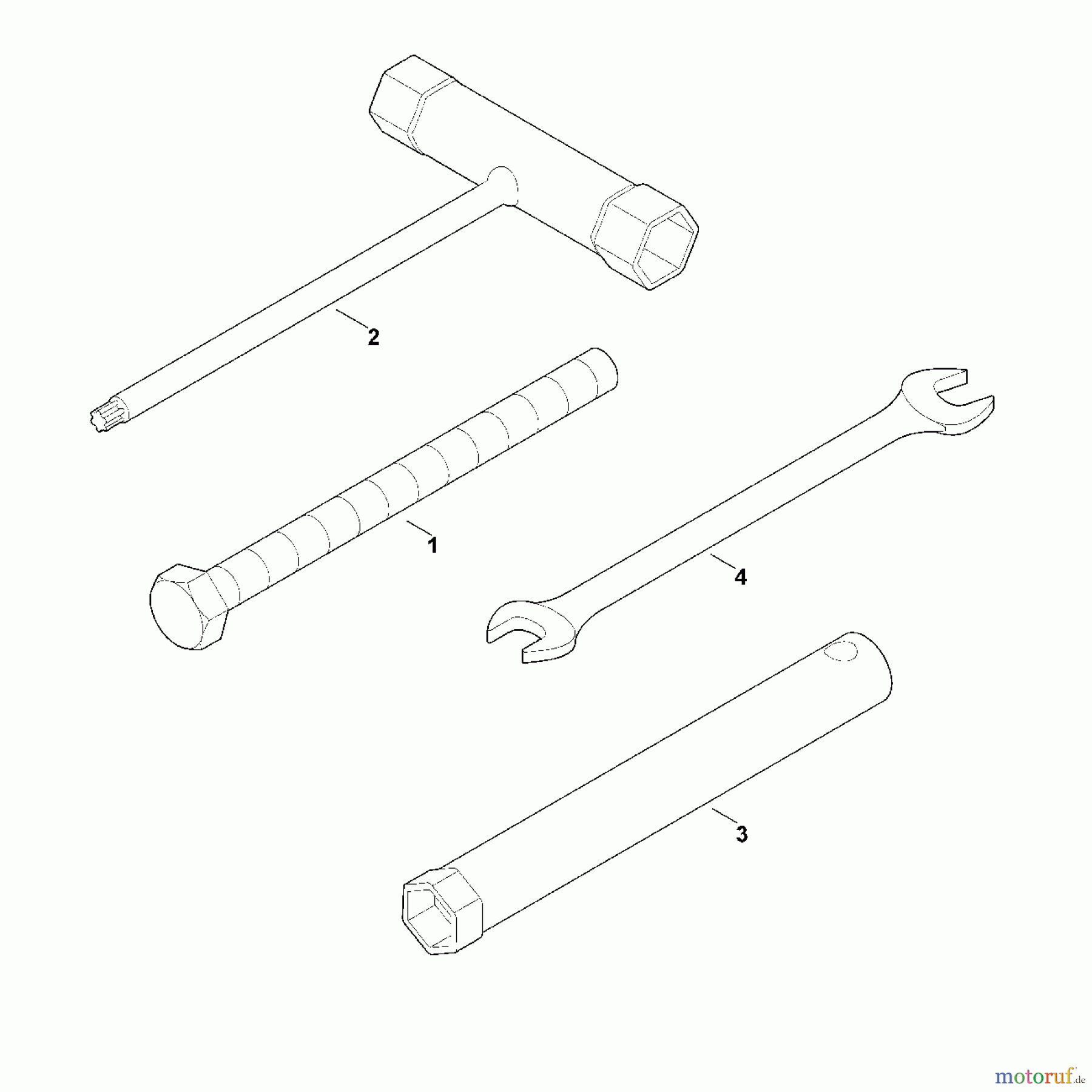  Viking Häcksler Benzin GB 460.1 G - Werkzeuge