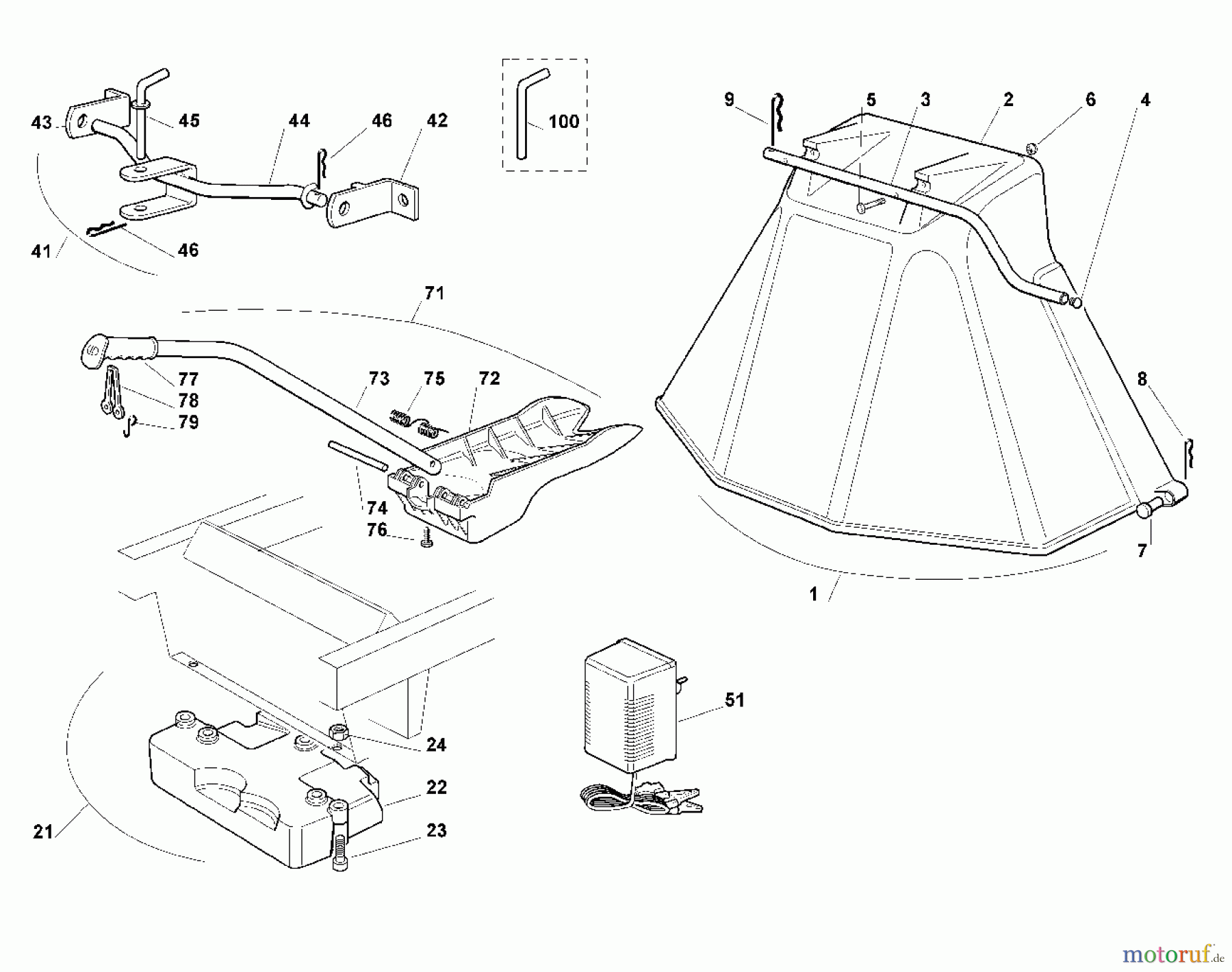  Viking Aufsitzmäher Aufsitzmäher MT 785 M - Zubehörteile