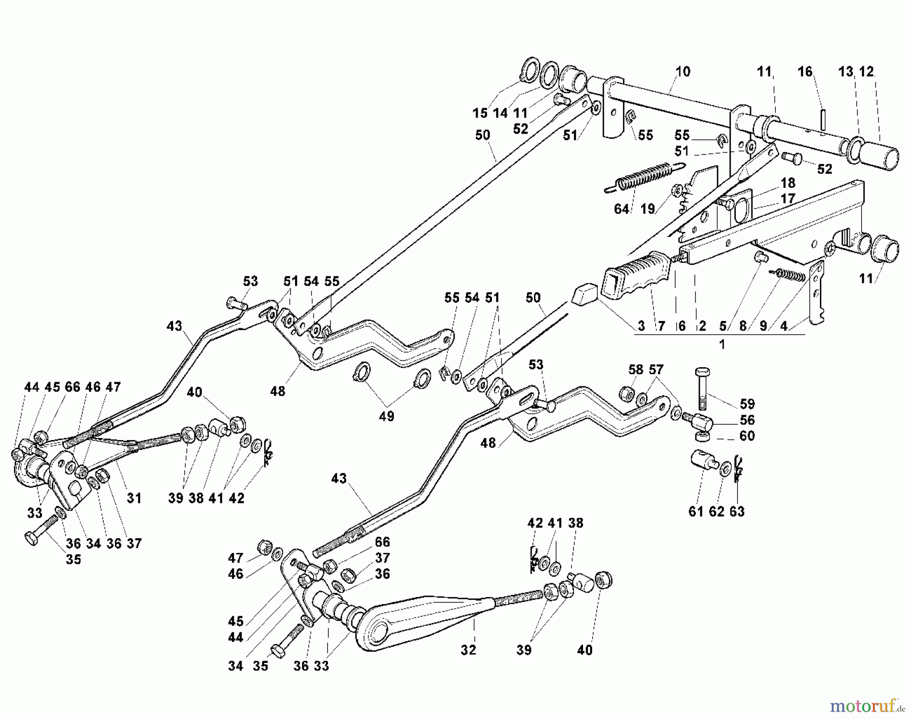  Viking Aufsitzmäher Aufsitzmäher MT 795 G - Mähwerkaushebung