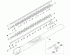 Viking Heckenscheren Elektro HE 615, HE 715 Ersatzteile D - Schneidsystem