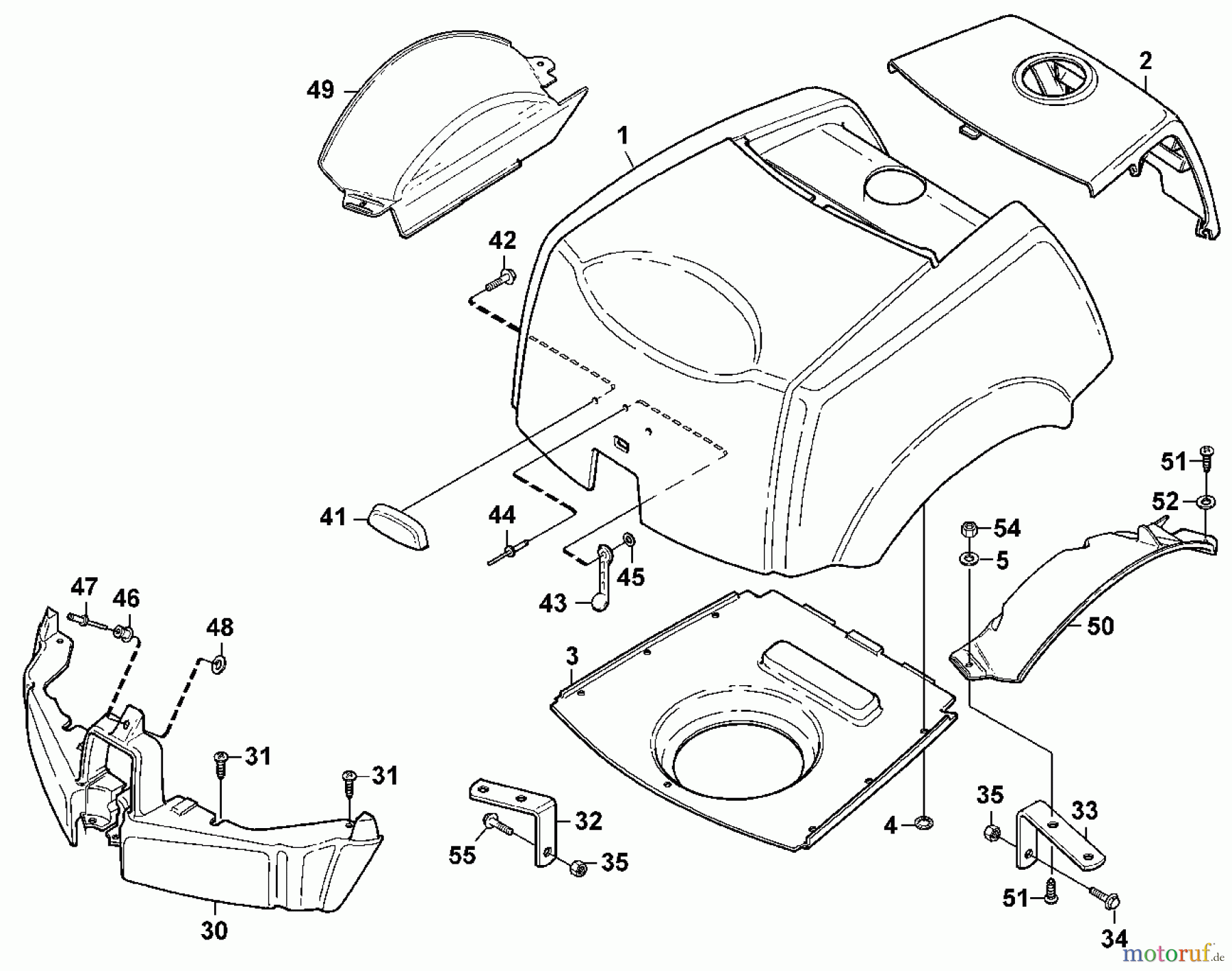  Viking Aufsitzmäher Aufsitzmäher MF 890 PRO B - Verkleidung - 2