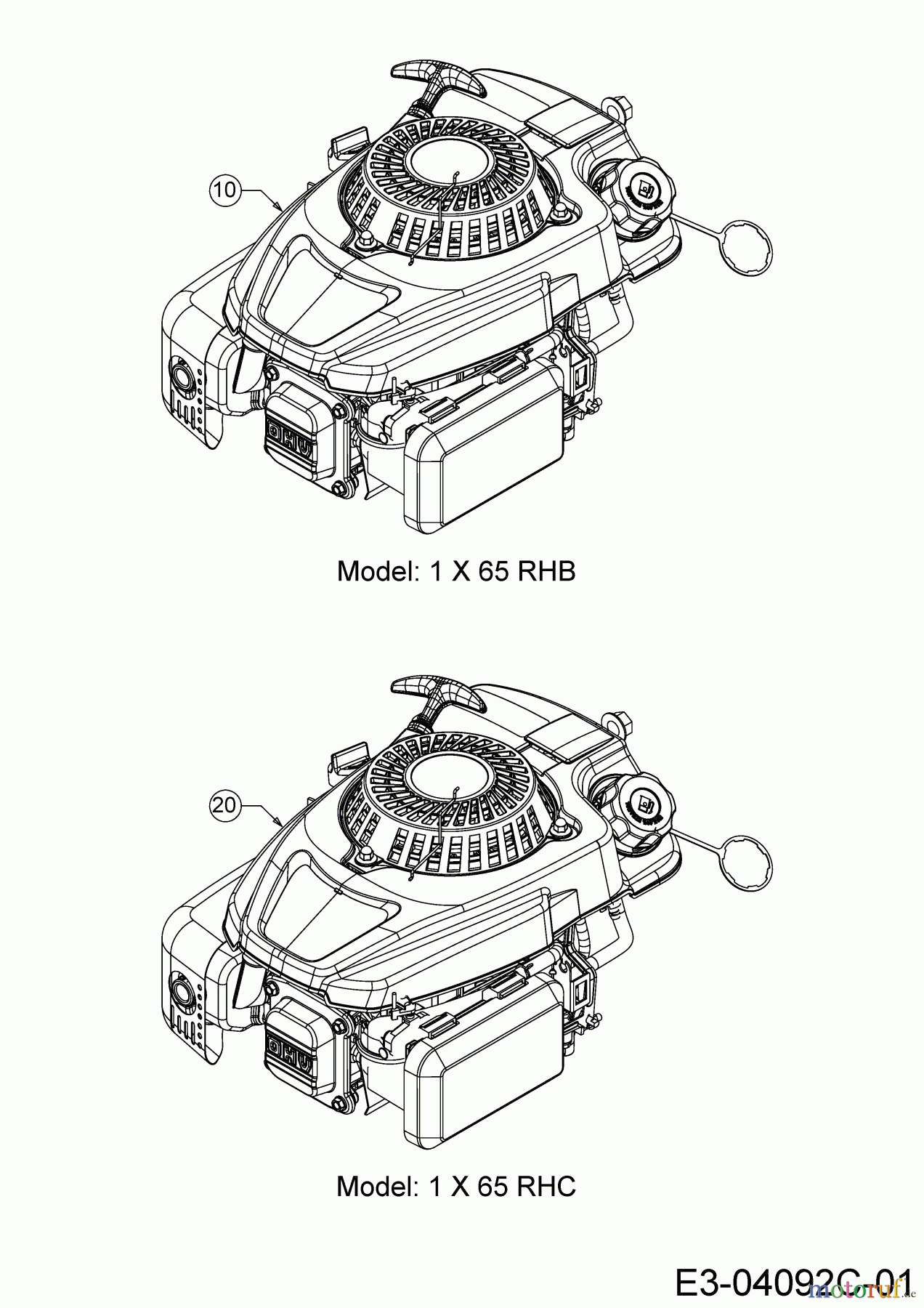  MTD Motormäher mit Antrieb 5350 HW 12B-PDJ6600 (2019) Motor MTD