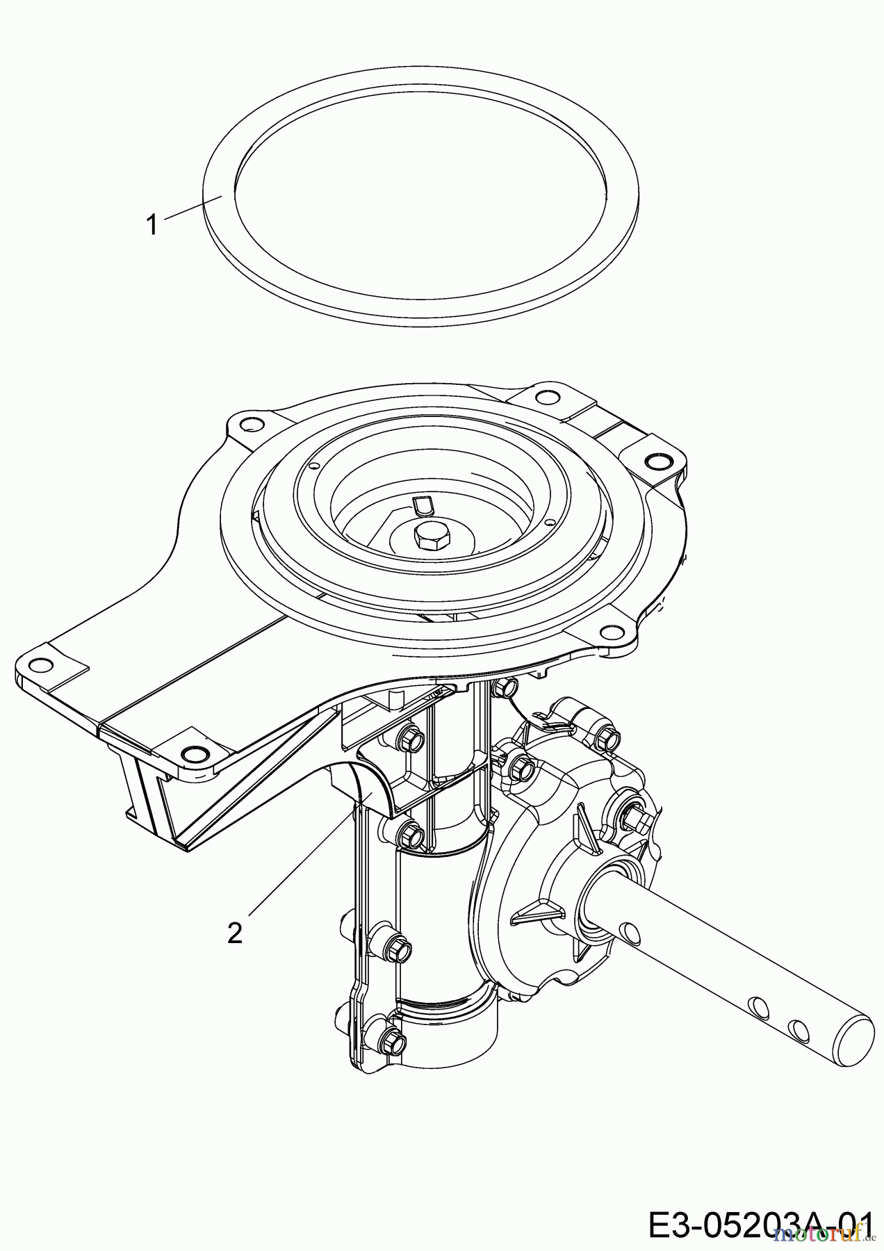  MTD Motorhacken T/245 21E-25MC678 (2020) Getriebe