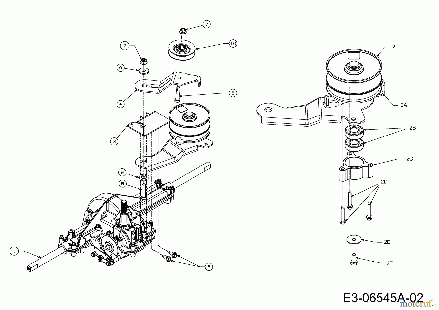  Craftsman Rasentraktoren LT 2000 13AJ77SG699  (2011) Getriebe 618-04034, Variator