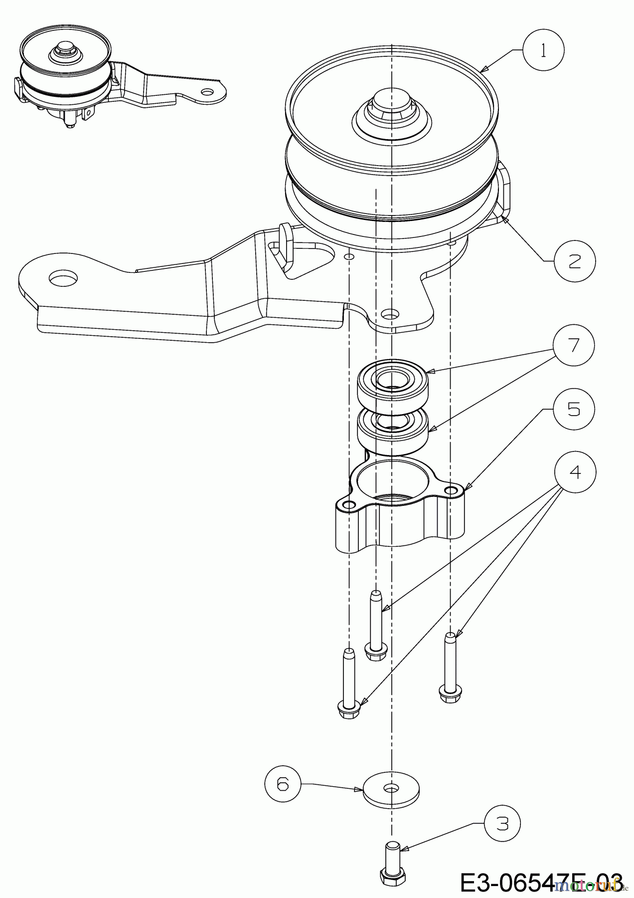  MTD Rasentraktoren BE 96 T 13IH76KF648  (2019) Variator