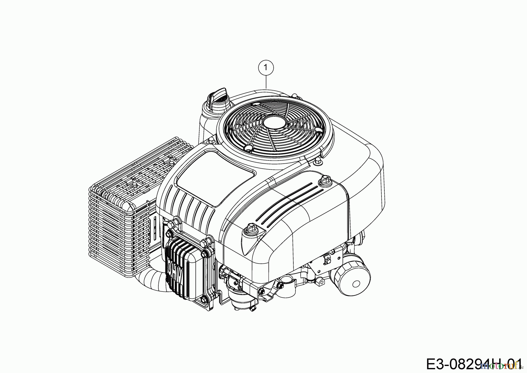  MTD Rasentraktoren Minirider 76 RDE 13A226SD600  (2020) Motor