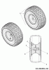 MTD 420/38 13A2765F308 (2018) Ersatzteile Räder vorne 15x6