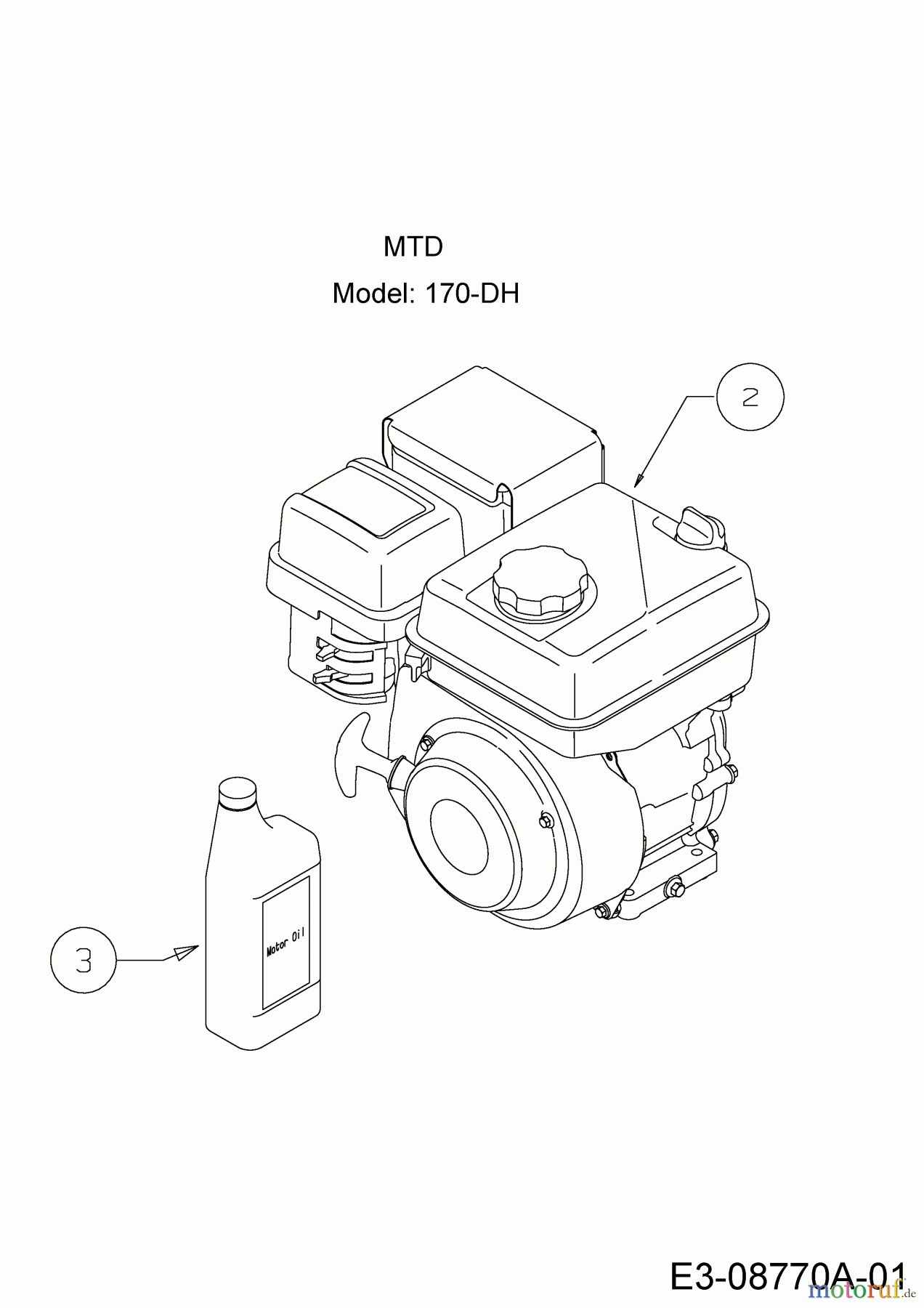  Black-Line Kehrmaschine BLK 7065 24B-812C683  (2019) Motor MTD