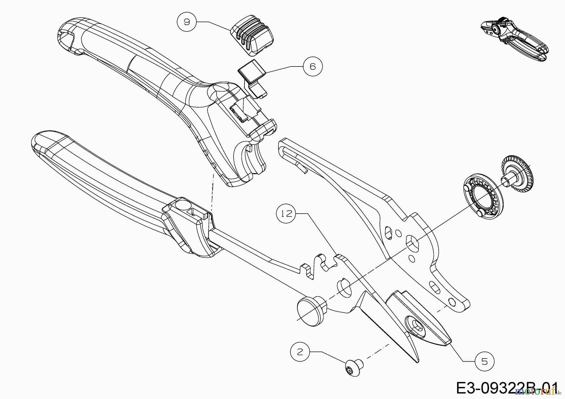  Troy-Bilt Gartenscheren RS 4000 (TB) 73AFA005609  (2019) Grundgerät