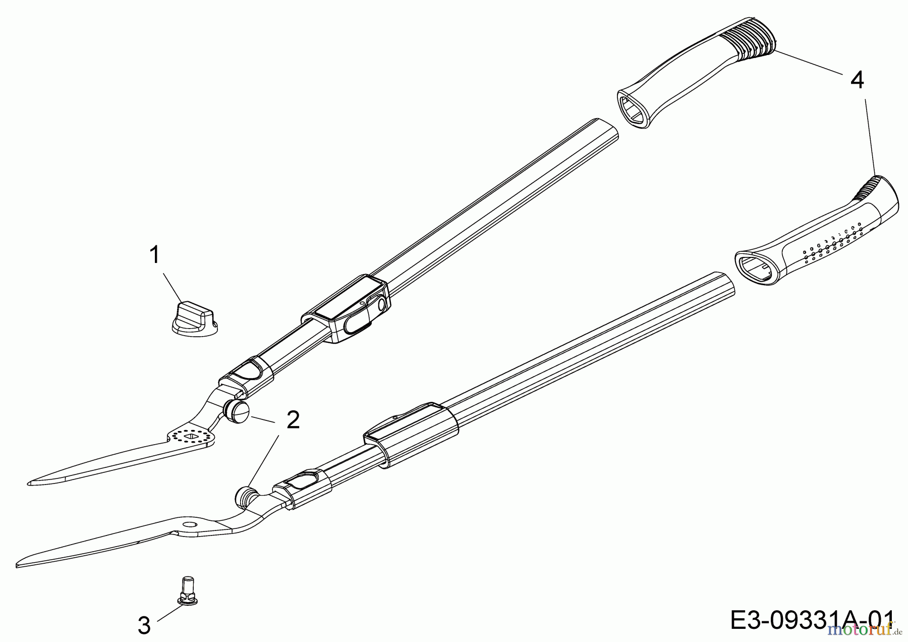  Troy-Bilt Manuelle Heckenscheren HS 1000 T (TB) 73AHA001609  (2019) Grundgerät