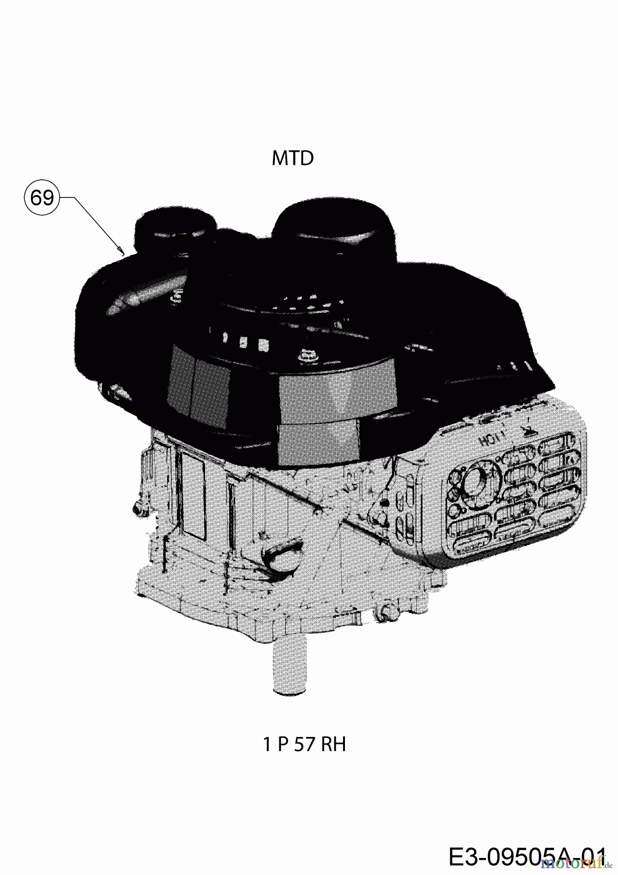  MTD Motormäher mit Antrieb SP 46 T 12E-TASJ600  (2019) Motor MTD