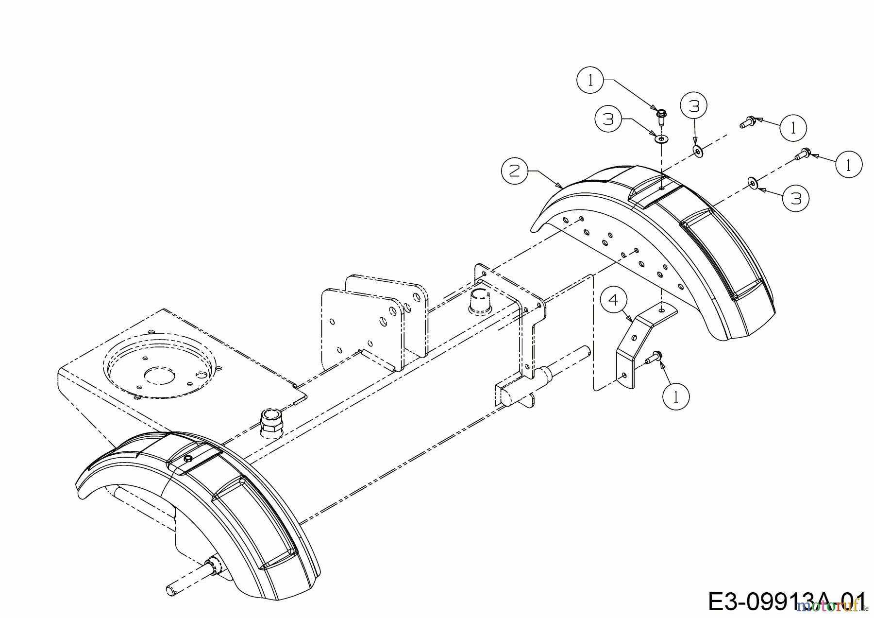  MTD Holzspalter LS 550 24AI550C678 (2019) Kotflügel