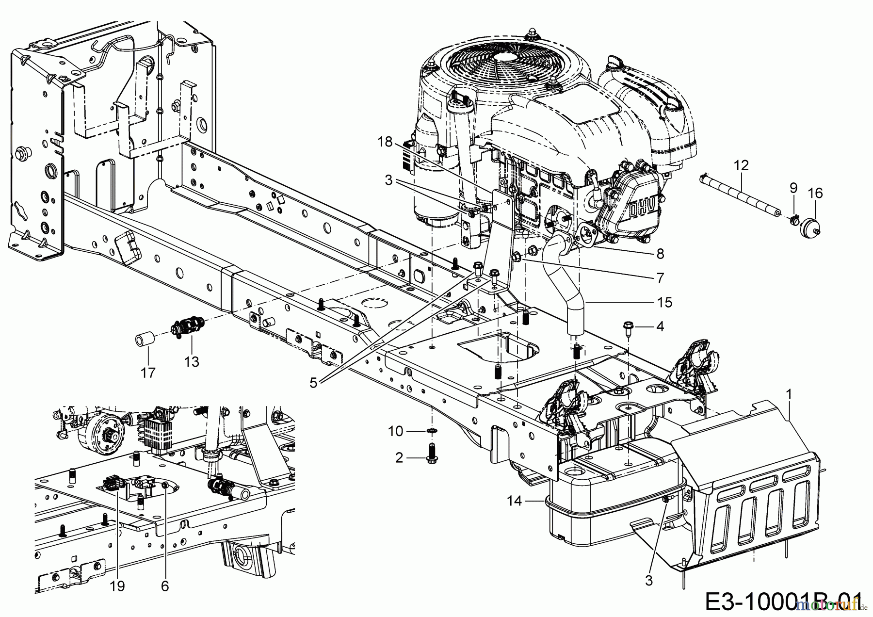  Greenbase Rasentraktoren V 162 C 13A8A1KF618 (2019) Motorzubehör