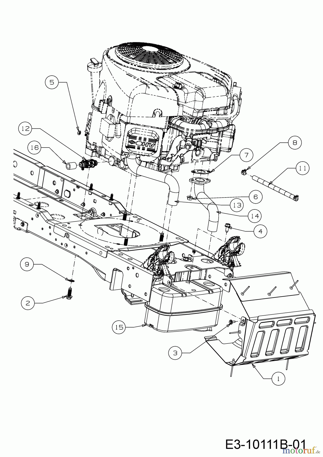  Gartenland Rasentraktoren GL 22.0/106 H 13BAA1KR640  (2019) Motorzubehör