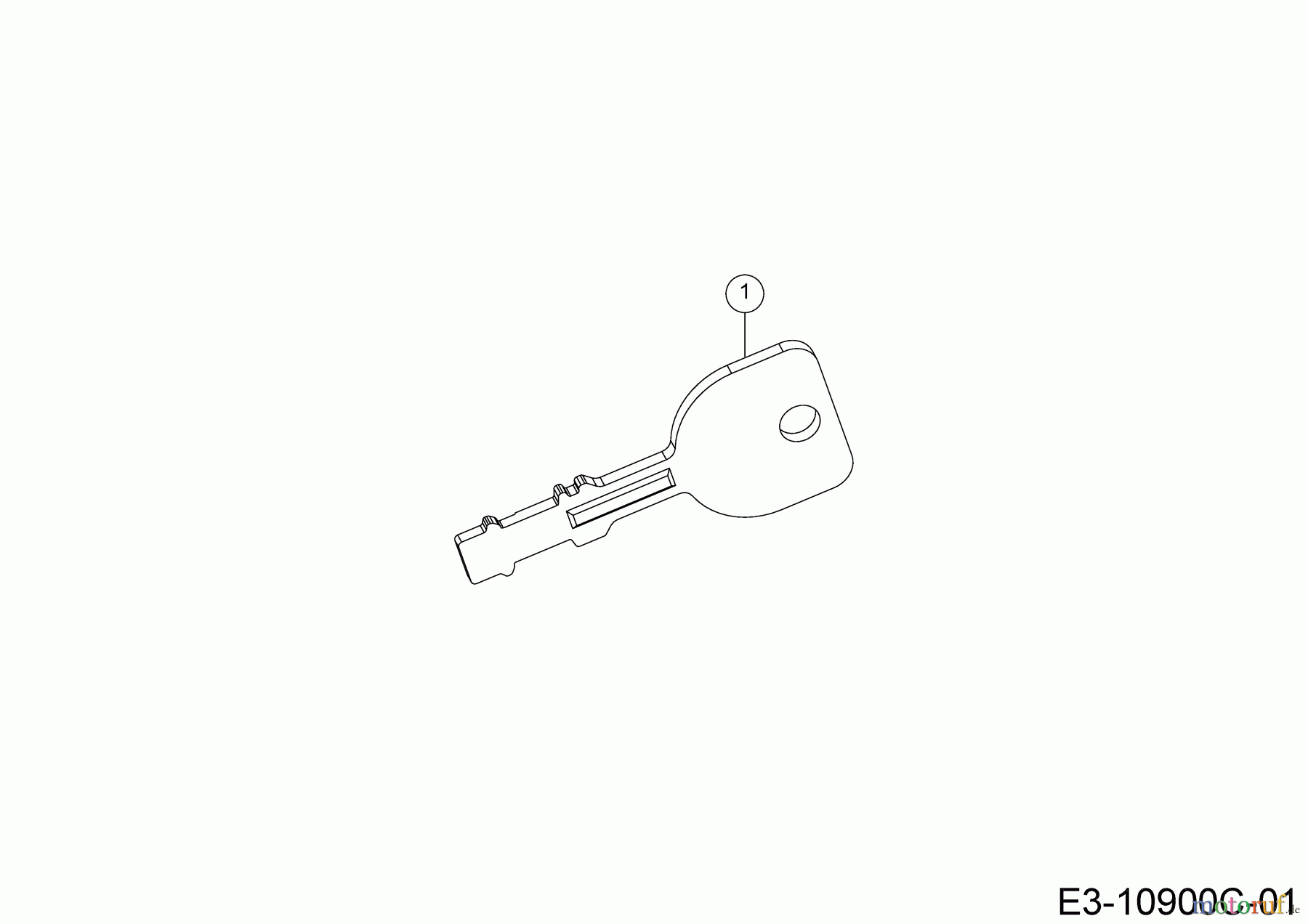  Helington Rasentraktoren H 76 SM 13B726JD686 (2020) Schlüssel